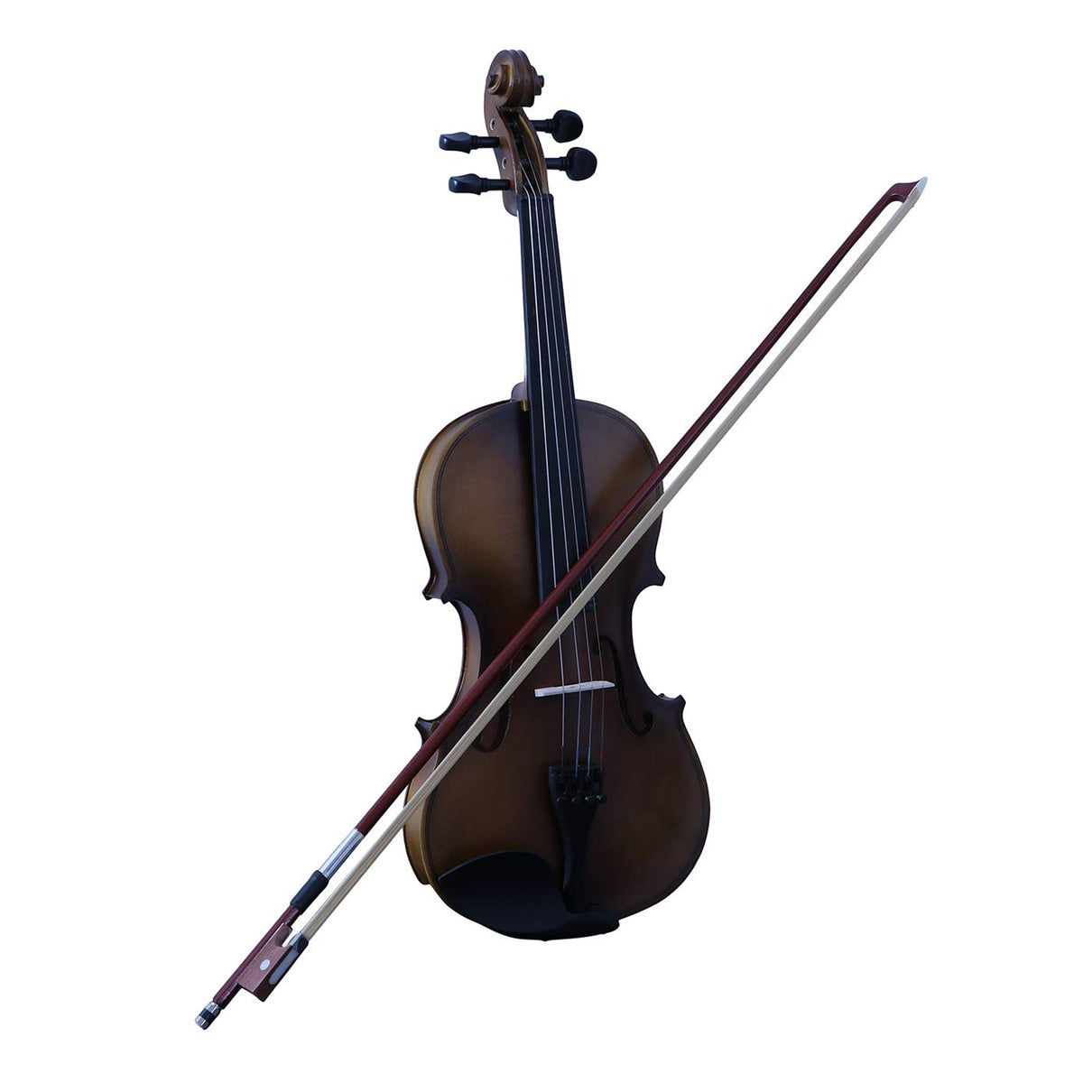 Procraft PR VS1 - Acoustic Violin with Bow-Rosin-Box - Dark Natural