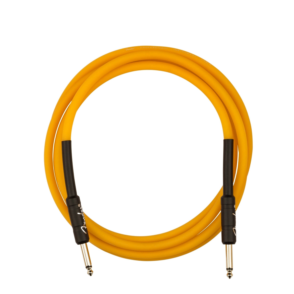 Fender PROFESSIONAL SERIES GLOW IN THE DARK CABLES - 3m - Orange