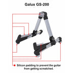 Galux GS-200 Guitar Stand - Silver