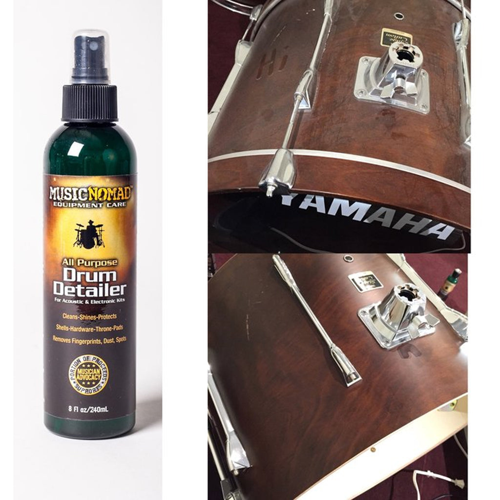 Music Nomad MN110 Drum Detailer - For Acoustic & Electronic Kits - 240ml