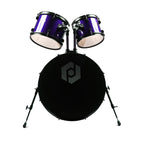 Procraft PRP0803 5pc Acoustic Drum kit with Hardware and Cymbals - Blue