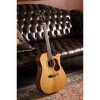 Cort GOLD DC6 Semi Acoustic Guitar with Carry Bag - Natural