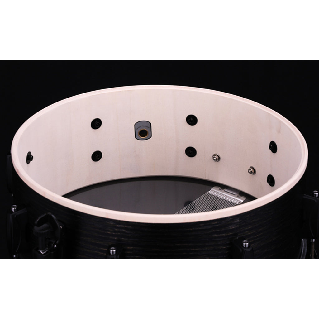 Tama WP148BK-BOW Woodwork Series - Snare Drum - 8 x 14 - Black Oak Wood