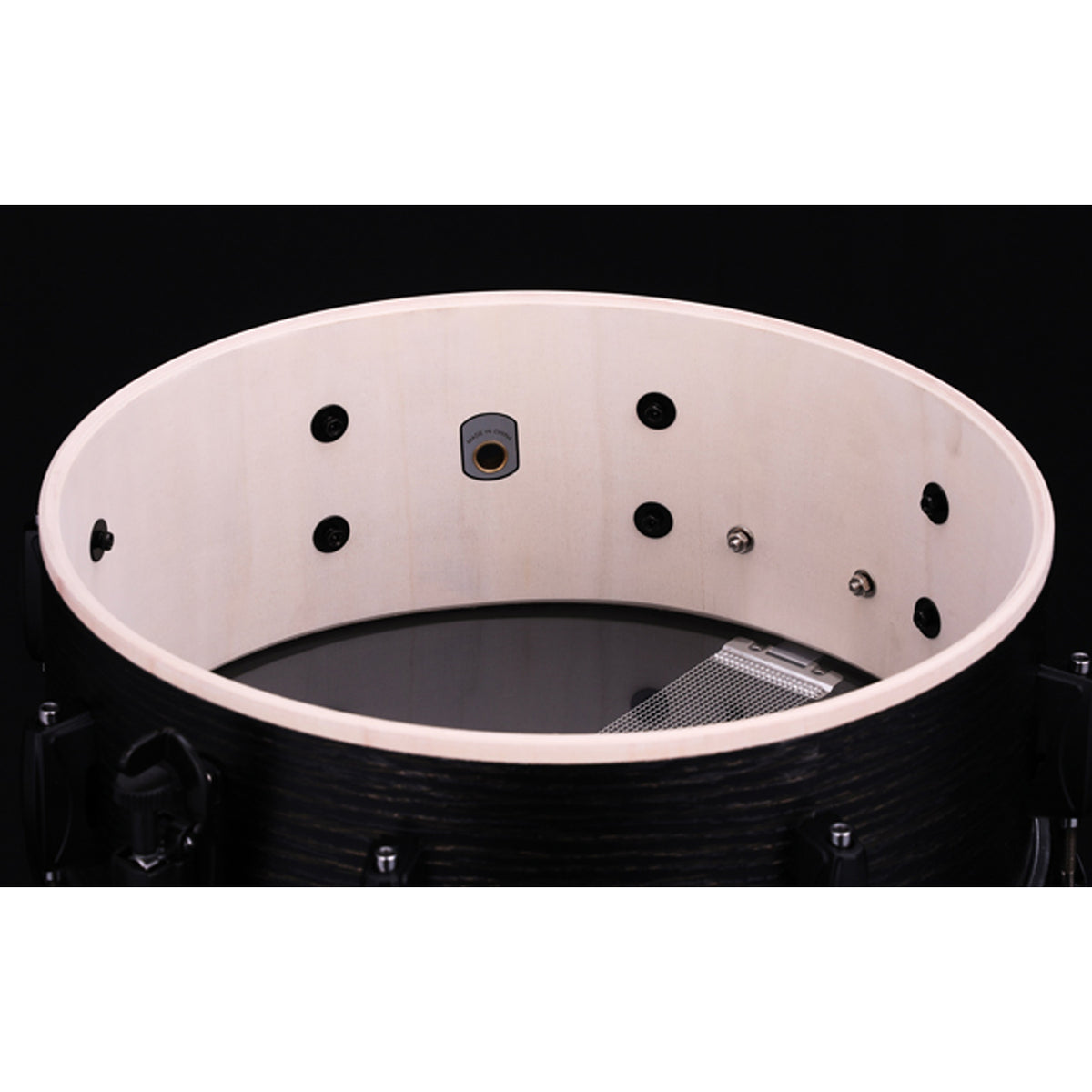 Tama WP148BK-BOW Woodwork Series - Snare Drum - 8 x 14 - Black Oak Wood