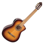Valencia VC314CE 4/4 Cutaway Classical Electro-Acoustic Guitar - Antique Sunburst