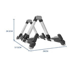 Galux GS201SL 2 in 1 Guitar Holder Stand - Silver