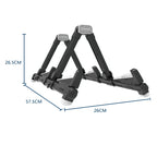 Galux GS201BK 2 in 1 Guitar Holder Stand - Black