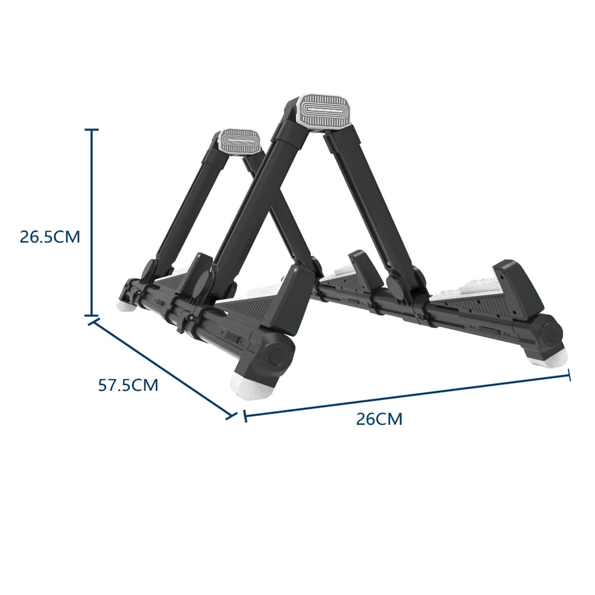 Galux GS201BK 2 in 1 Guitar Holder Stand - Black