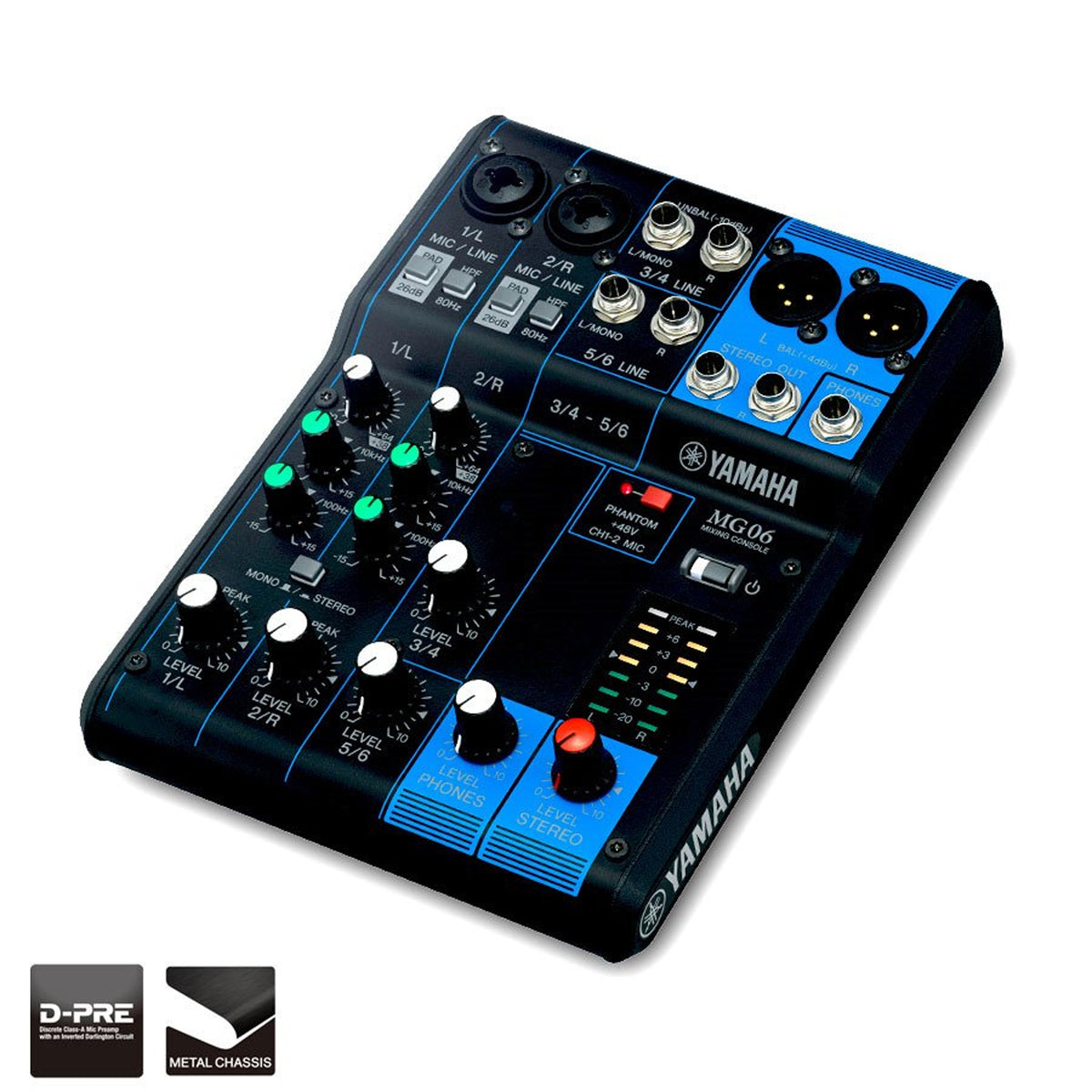 Yamaha MG06 6-Channel Mixing Console