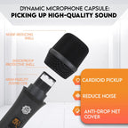 DIGIMORE D335 Dual Wireless Dynamic Handheld Microphone System