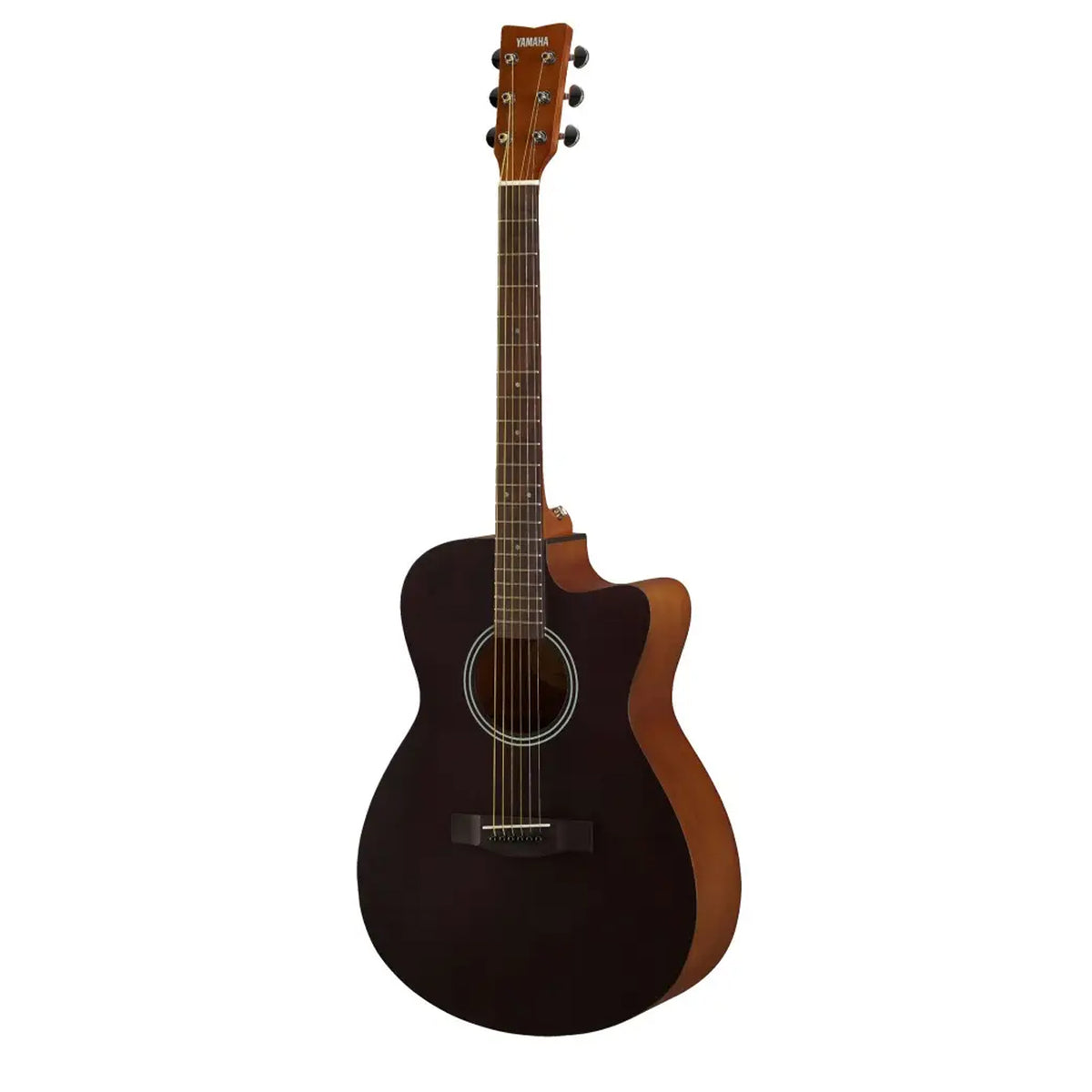 Yamaha FS400C Concert Cutaway Body Acoustic Guitar - Smoky Black