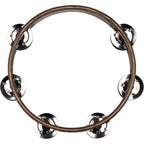 Meinl Compact Wood Series 8 Inch Wood Tambourine Walnut Brown - CTA2WB