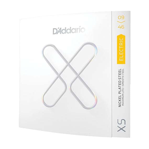 D'Addario Guitar Strings - XS Coated Electric Guitar Strings - Extended Lifespan for 6 String Guitars - XSE0946 - Super Light