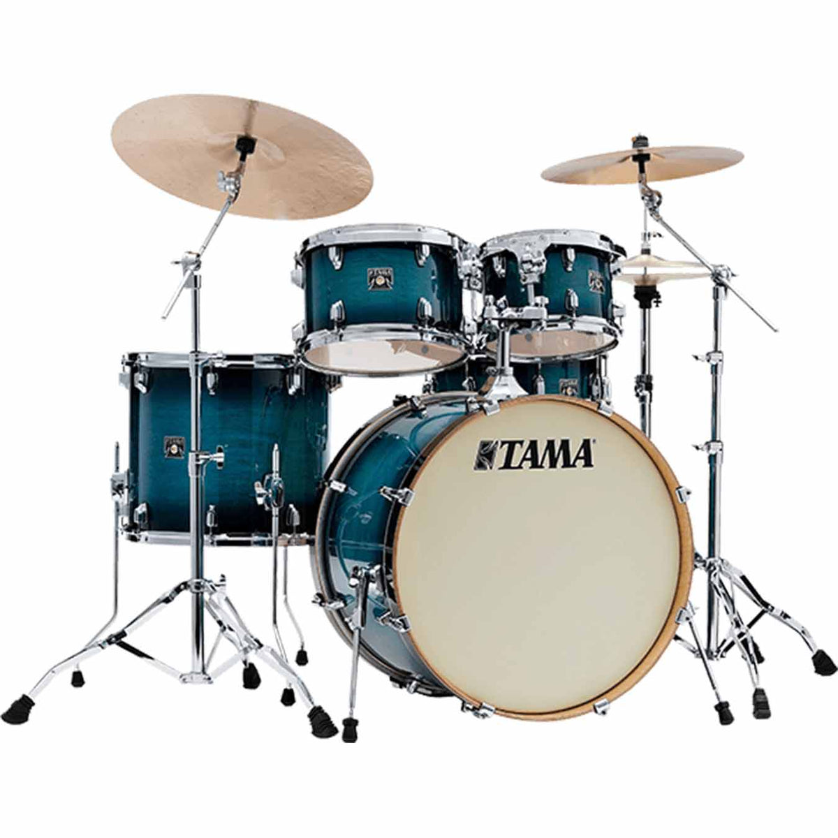 Tama Drum Set Superstar Classic 22 5pc Drum Shell Set - Blue Lacquer Burst CL52KRS-BAB