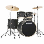 Tama Imperialstar IP52H6WBN BOB 5-Pieces Acoustic Drum Kit-Black Out Black