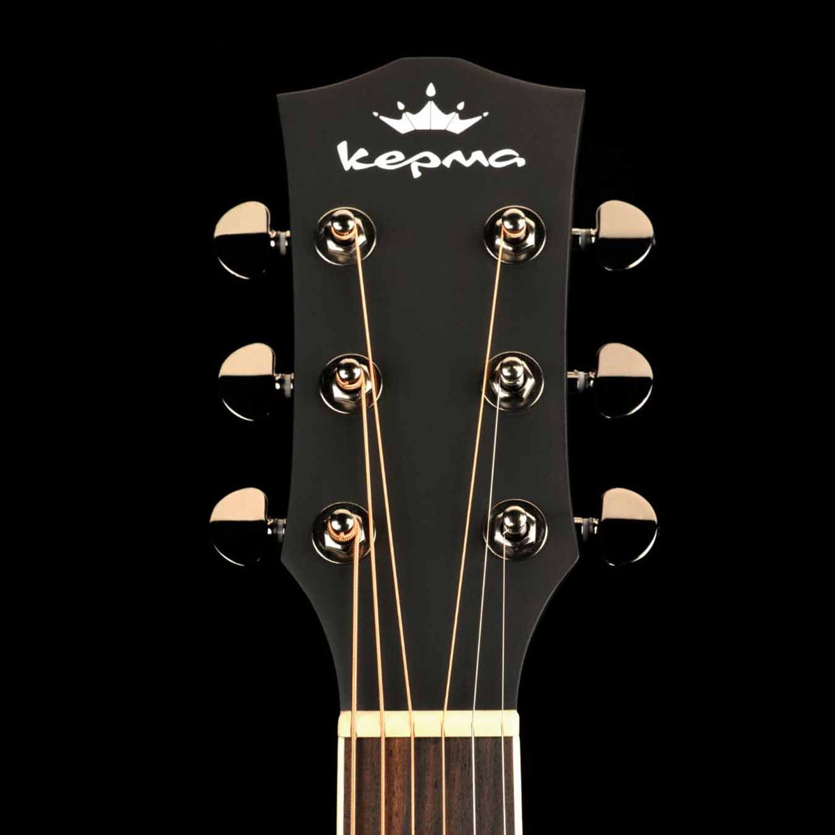 Kepma A1CE TRANS - Semi acoustic Guitar- Black Matt