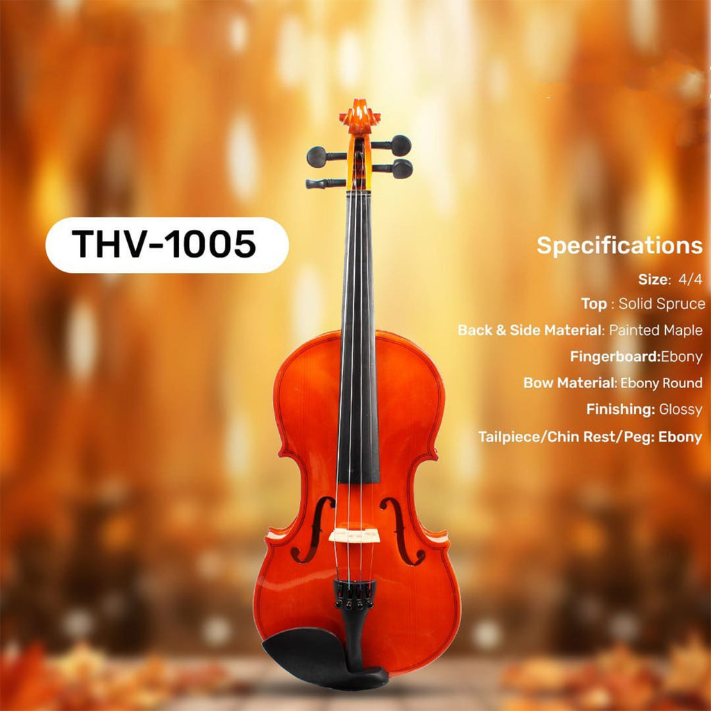 Techno THV1005 Solid Spruce Top Violin 4/4