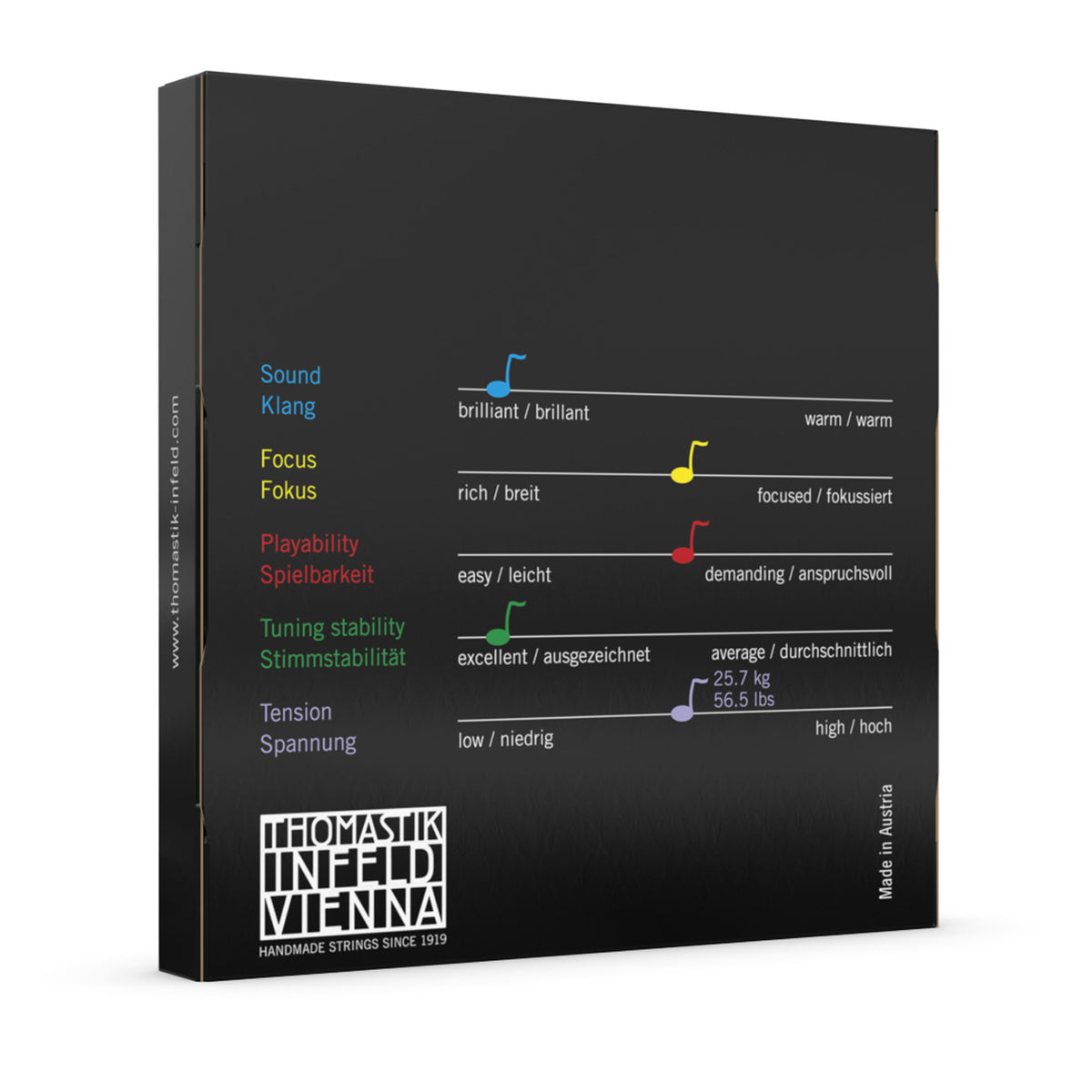 Thomastik Präzision 58 Medium Violin String Set