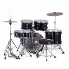 Mapex CM5295FTCDK Comet 5 pcs Hybrid Drum Set with Hardware Throne & Cymbals - Dark Black