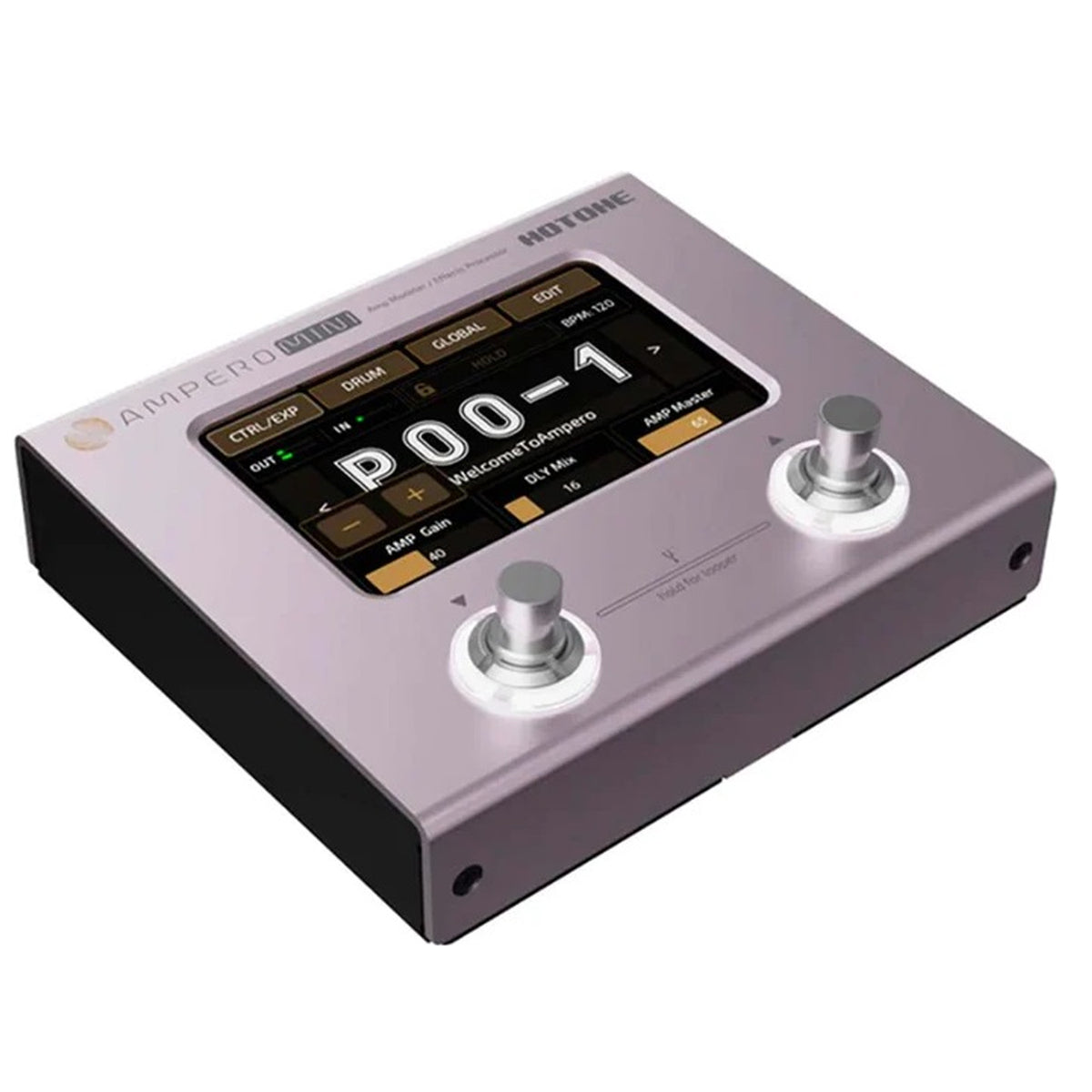 Hotone Ampero MINI Amp Modeler/Effects Processor MP-50PT - Purple Taro