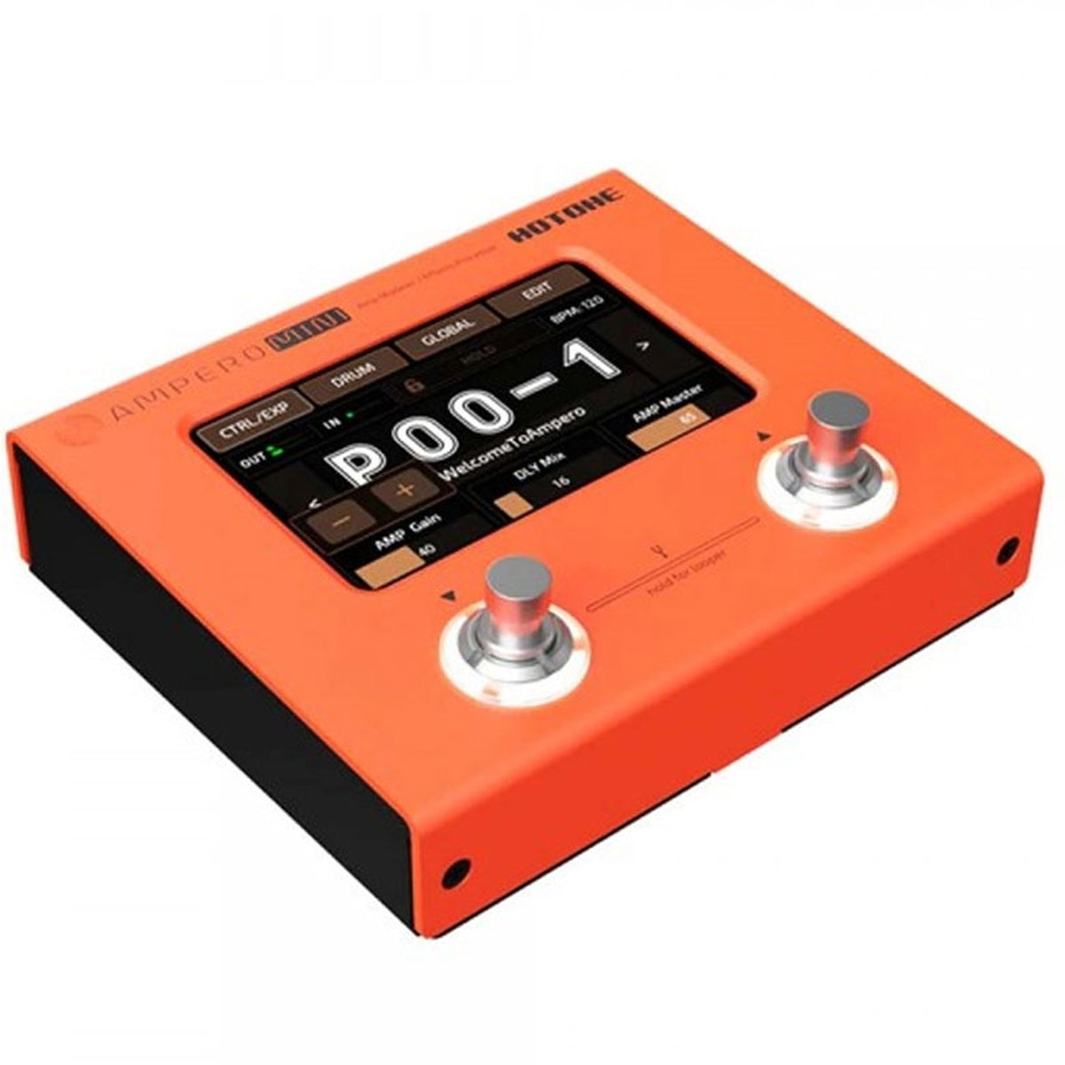 Hotone Ampero MINI Amp Modeler/Effects Processor MP-50 OR - ORANGE