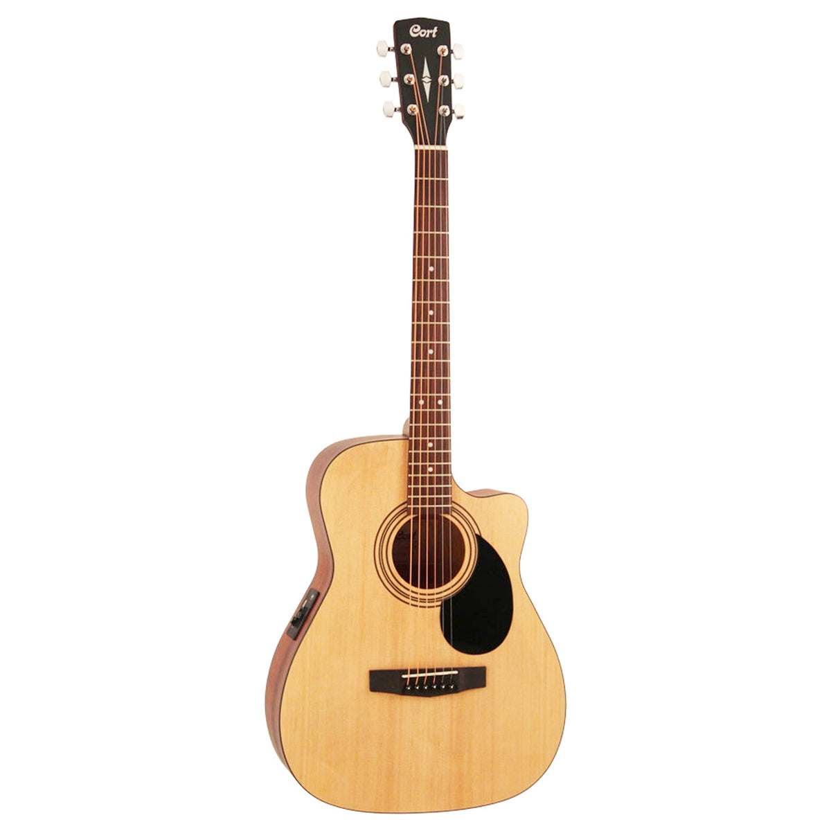 Cort AF500CE OP Semi Acoustic Guitar - Open Pore Natural