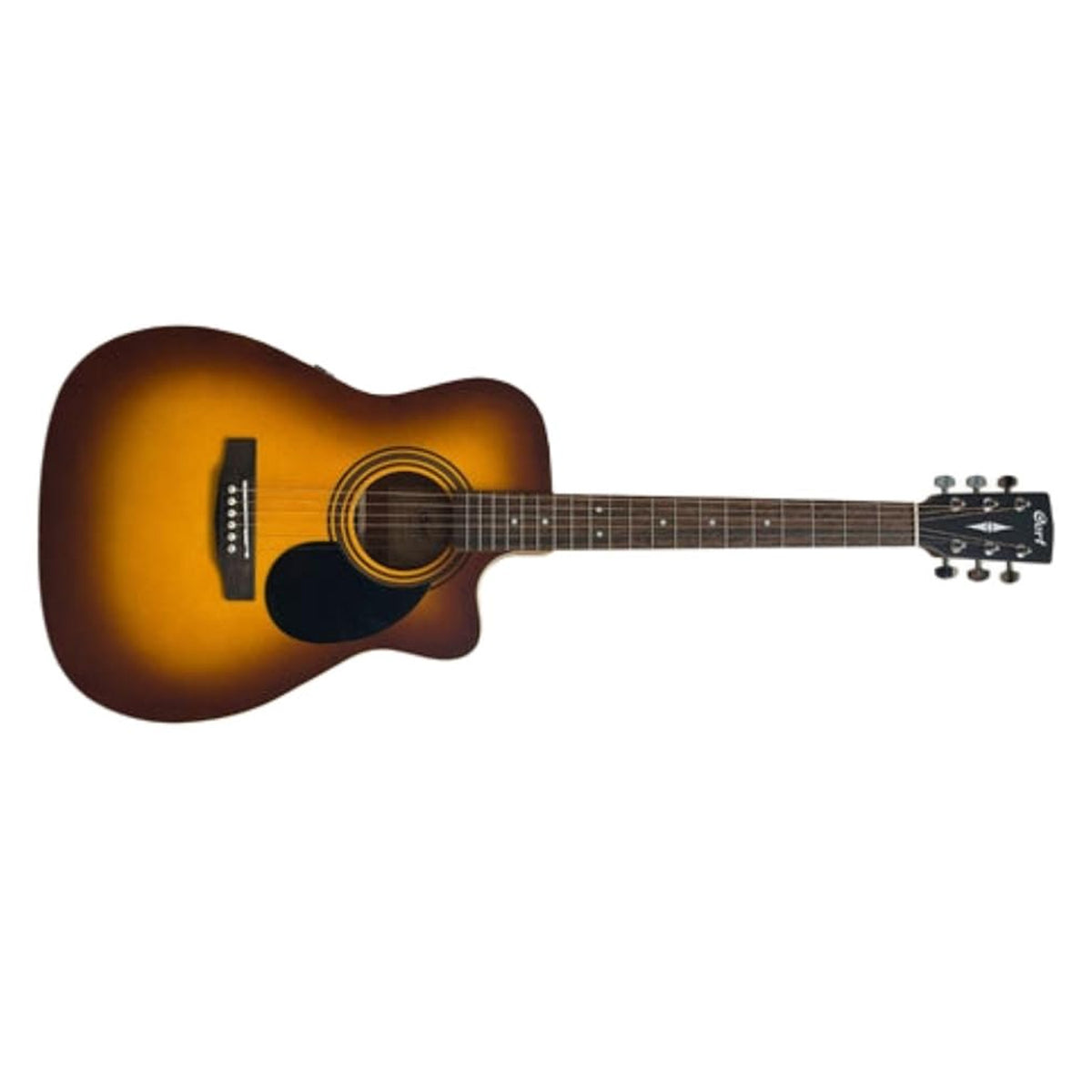 Cort AF500CE Cutaway Semi-Acoustic Guitar - Sunburst