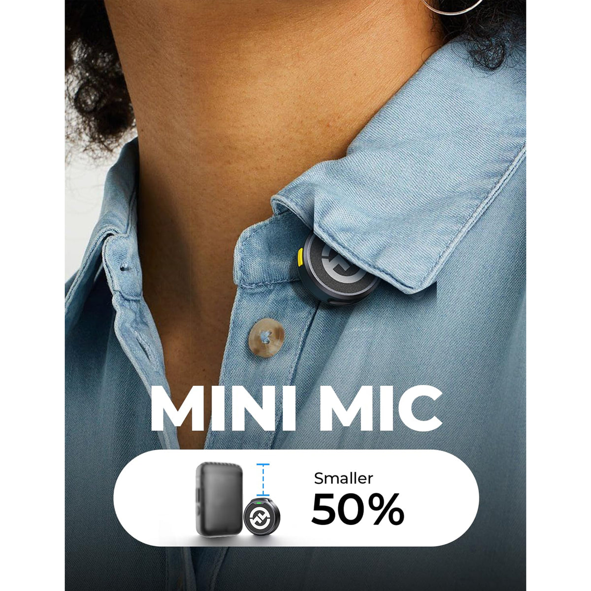 Hollyland Lark M2 Wireless Mini Lavalier Microphone