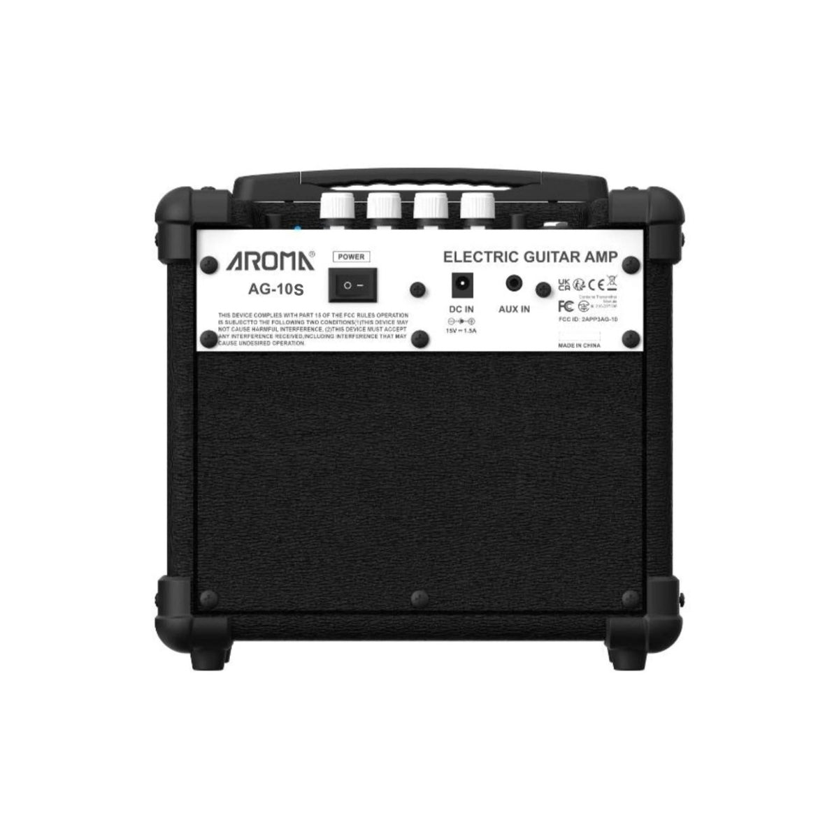 AROMA AG10S - 10 WATTS ELECTRIC GUITAR AMPLIFIER WITH BLUETOOTH