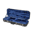 Crossrock Oblong 4/4 Violin Hard Case in Black - CRA860VFBK