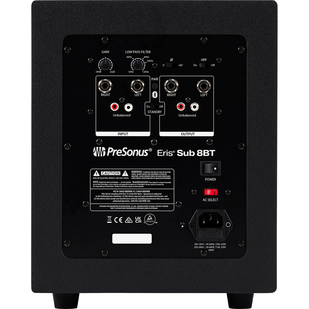 Presonus Eris SUB 8 BT 2nd Gen Single