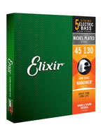 Elixir Strings Nanoweb Light Bass Strings 14202 (ELX*33132) 5-St .045-.130