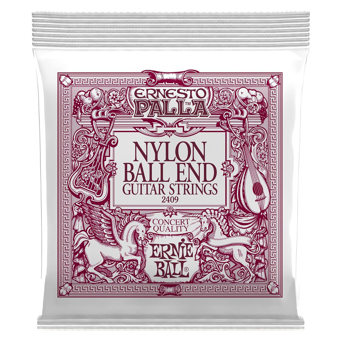 Ernie Ball 2409 Ernesto Palla Black & Gold Ball-End Nylon Classical Guitar Strings