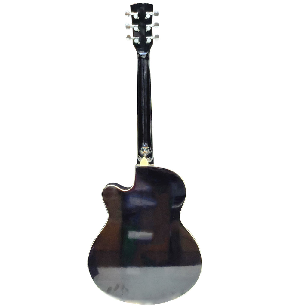 Chateau F121CE 39inch Semi Acoustic Guitar - Black