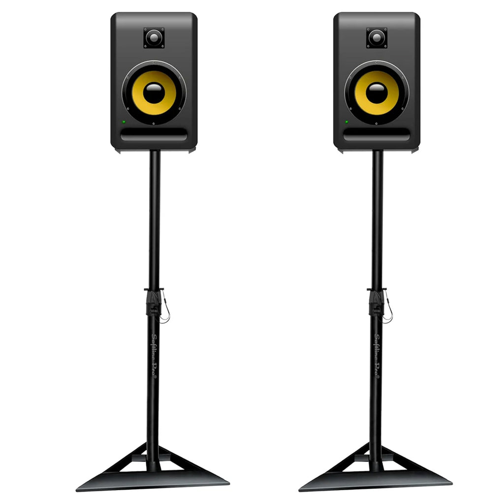 Softline Pro SP88 Heavy Duty Studio Monitor Stand Pyramid Triangle Shape - Pair