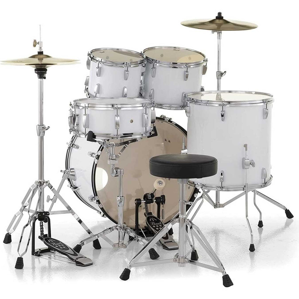 Pearl Roadshow RS525SC 5 Pcs Acoustic Drum Set-White