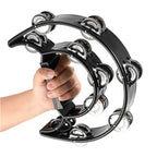 Drumistan Half Moon Tambourine- Black