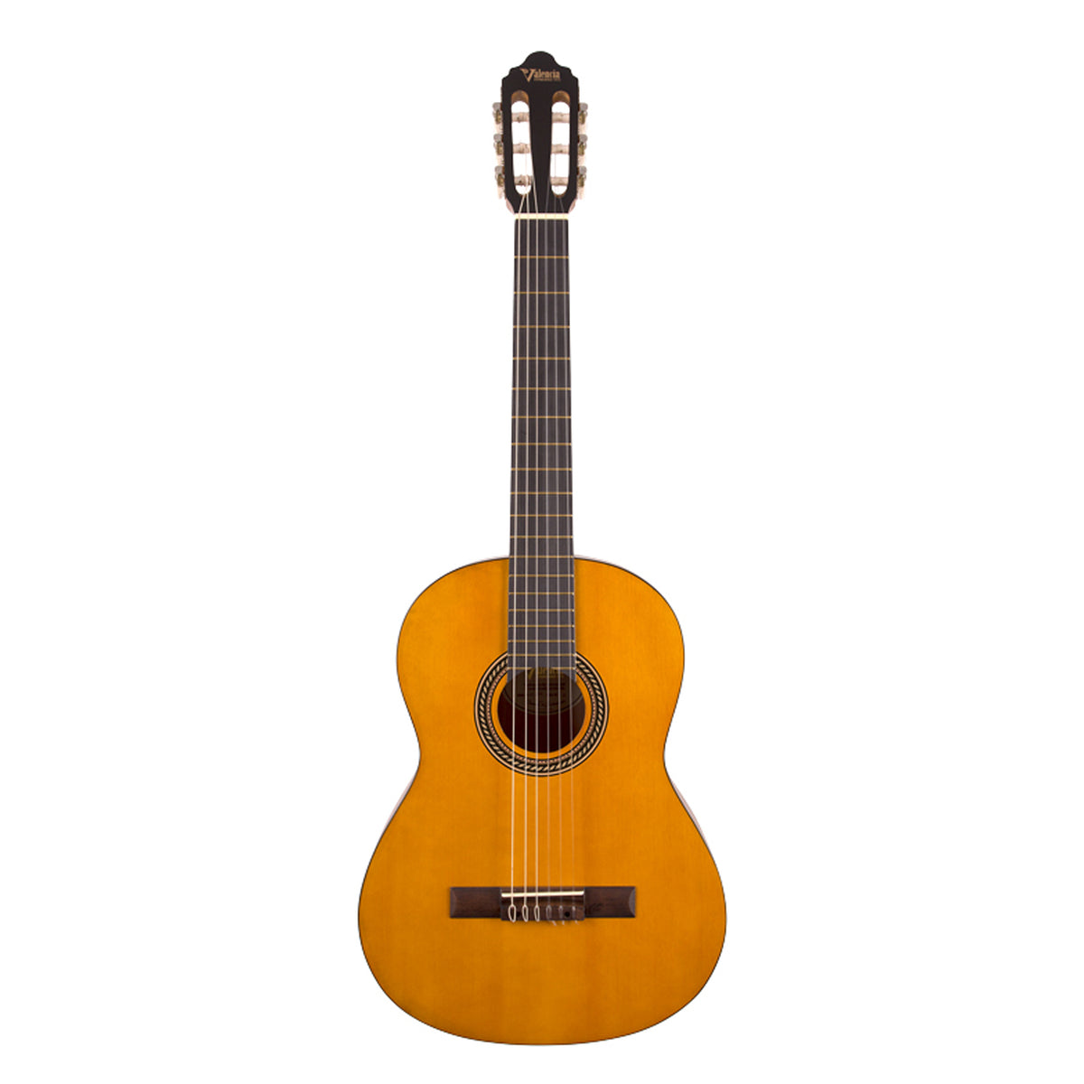 Valencia VC203H 3/4 Classical Nylon String Guitar - Antique Natural
