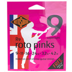 ROTOSOUND R9 ROTOPINKS Nickel Roundwound Electric Guitar String Set 9-42