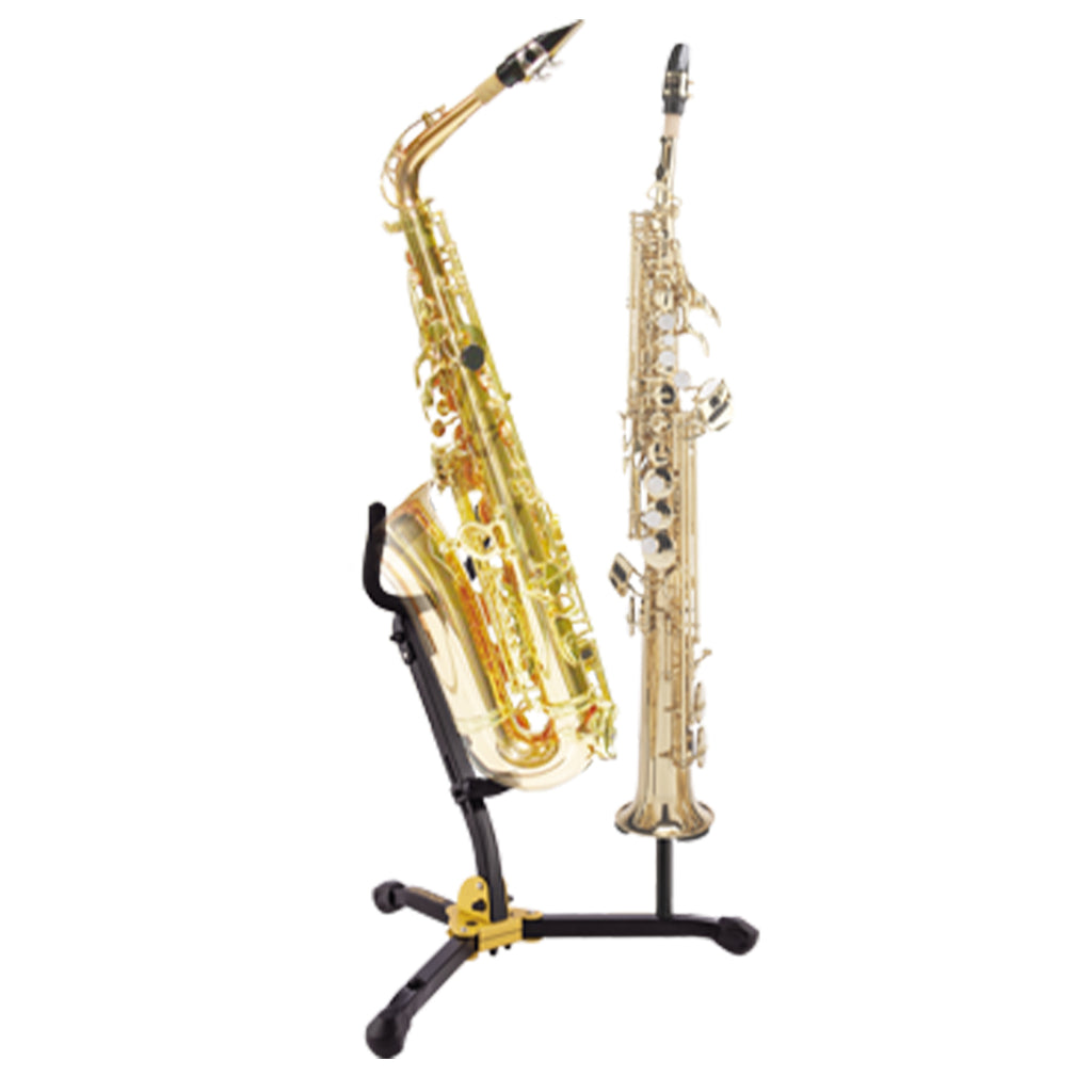 Hercules DS533BB ALTO / TENOR SAXOPHONE AND SOPRANO SAXOPHONE STAND W/BAG