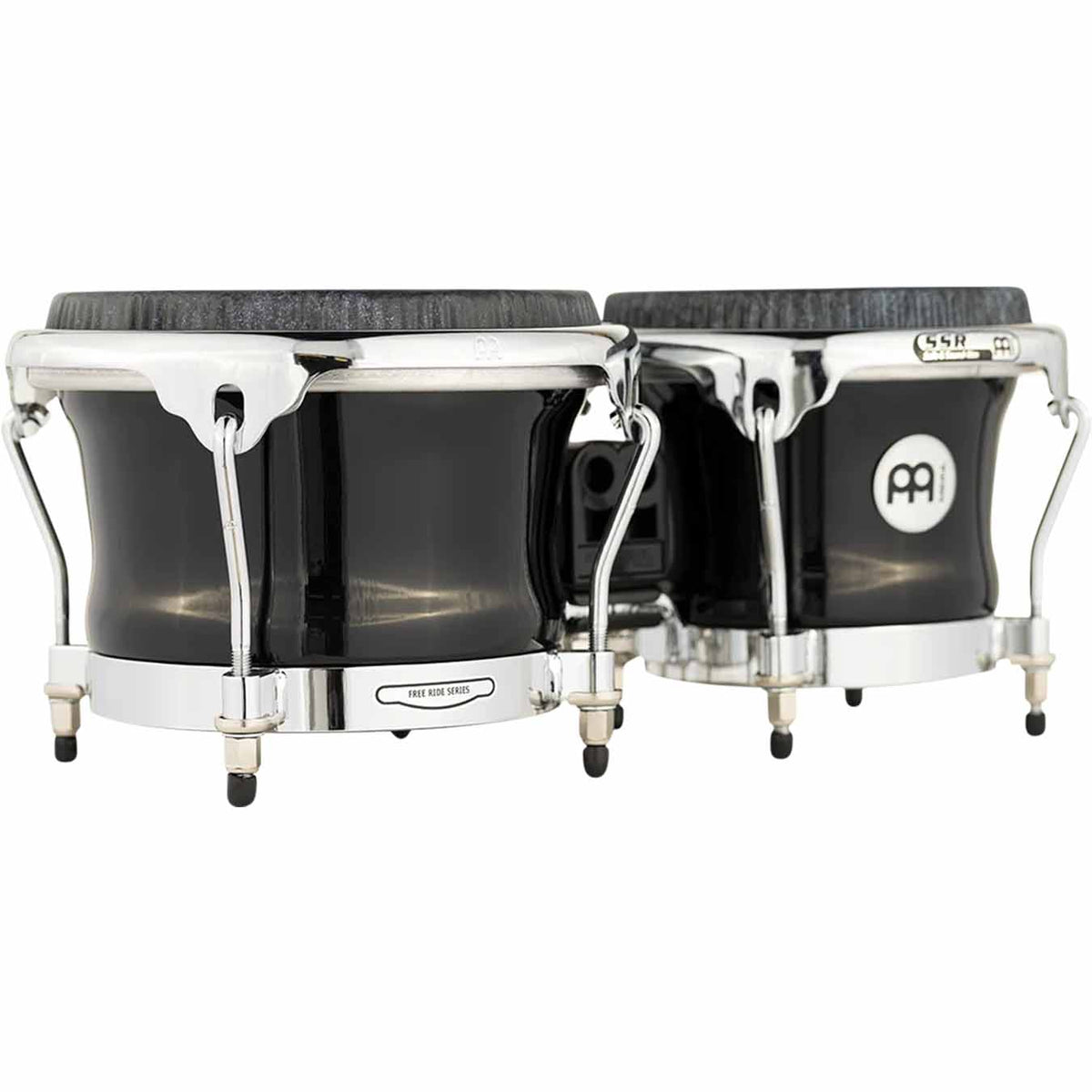 Meinl Fibercraft Series Fiberglass Bongo Fiberglass Bongo, REMO® Black Calfskin Skyndeep® Head - FFBR400BK