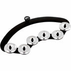 Meinl Drummer Add-Ons Backbeat Tambourine, For 13\" - 14\" Drums, Stainless Steel Jingles - BBTA2-BK