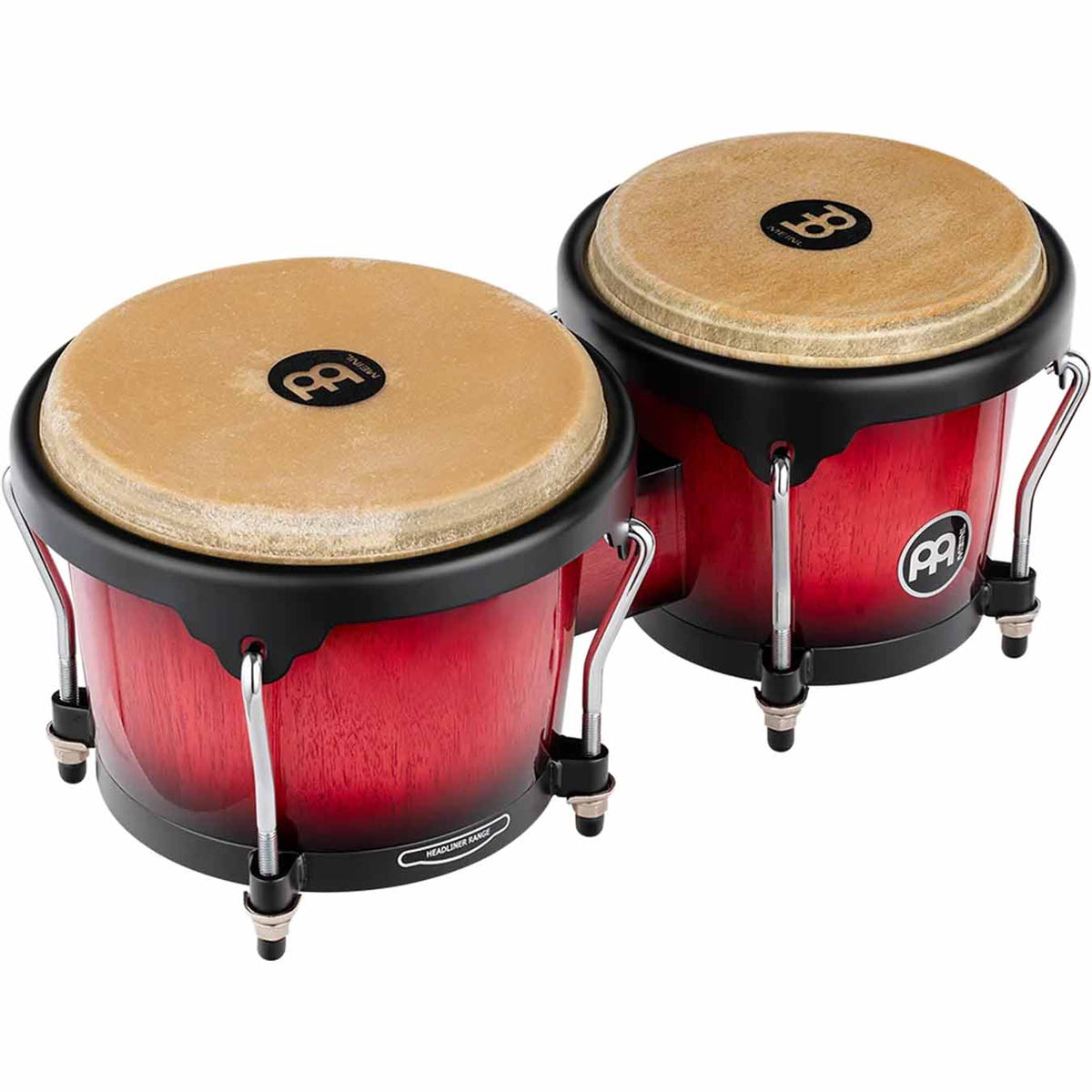 Meinl Headliner® Series Bongo Wood Bongo, Wine Red Burst - HB100WRB