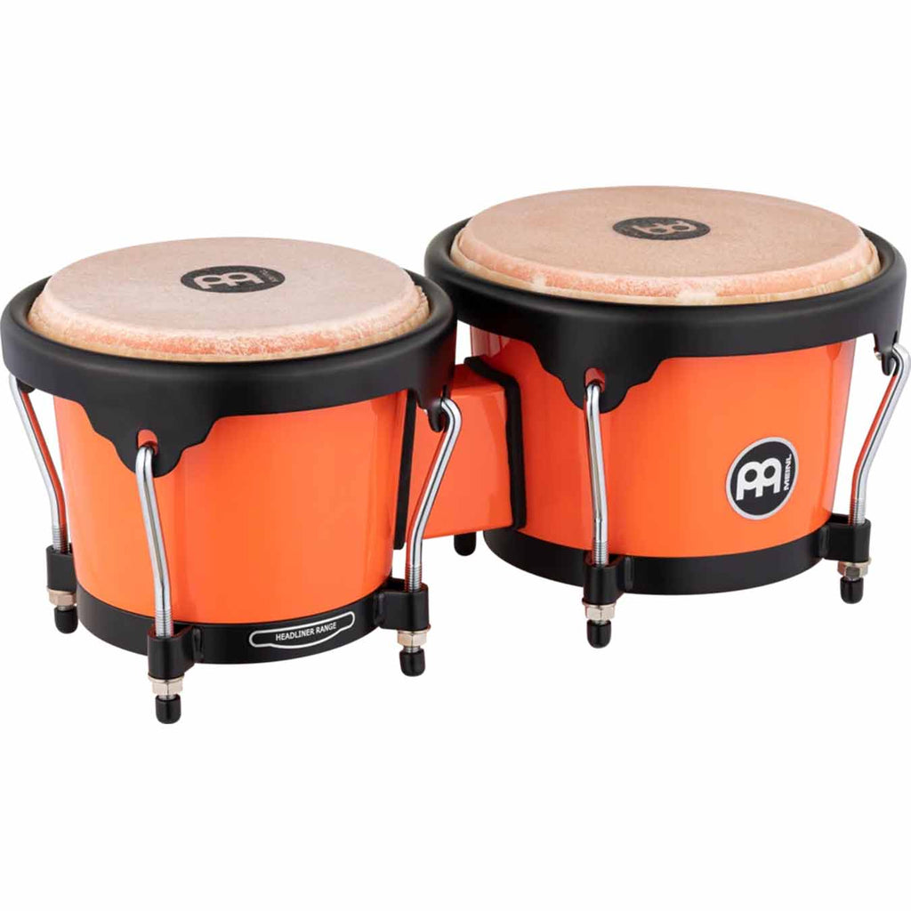 Meinl Journey Series Bongo Molded ABS Bongo, Electric Coral - HB50EC