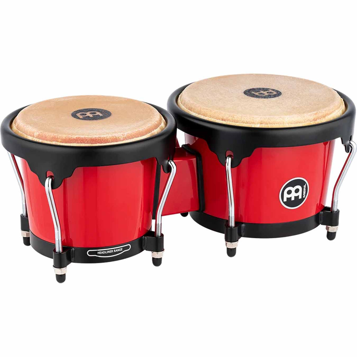 Meinl Journey Series Bongo Molded ABS Bongo, Red - HB50R