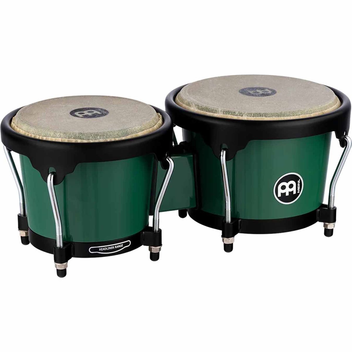 Meinl Journey Series Bongo Molded ABS Bongo, Forest Green - HB50FG