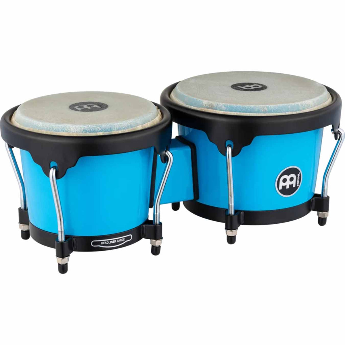Meinl Journey Series Bongo Molded ABS Bongo, Glacier Blue - HB50GB