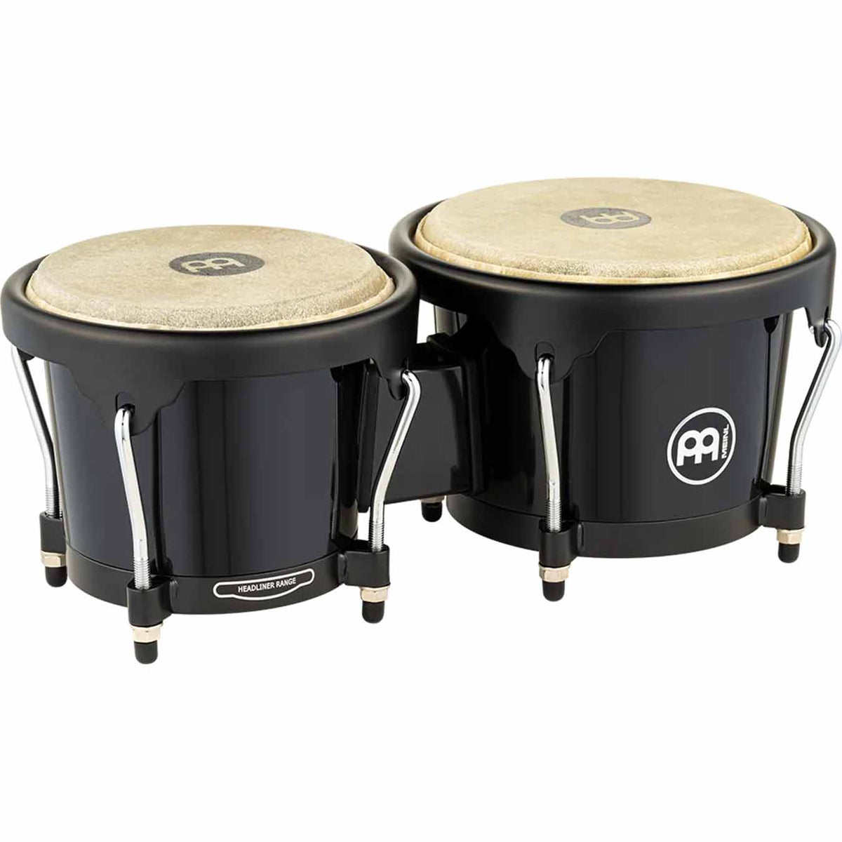 Meinl Journey Series Bongo Molded ABS Bongo, Black - HB50BK