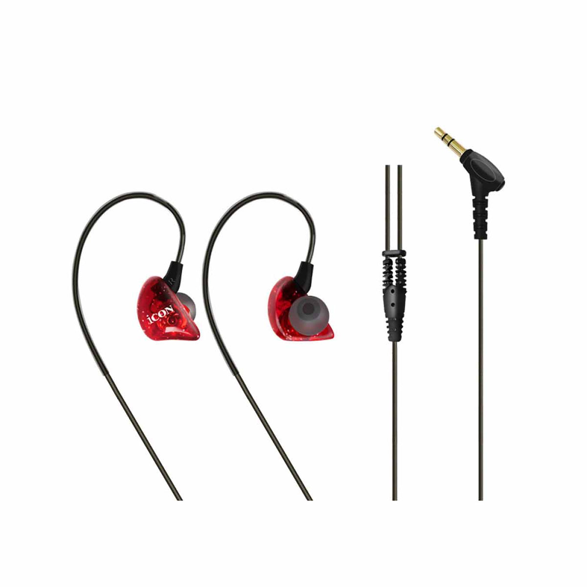 Icon Pro Audio Scan 7 Red Professional in-ear earphones