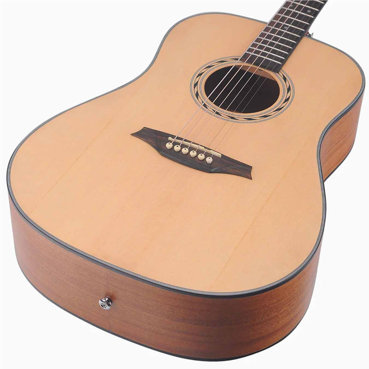 Bromo BAB1 Dreadnought Acoustic Guitar-Natural